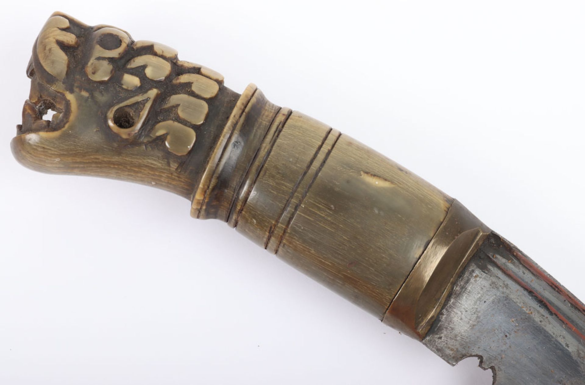 Nepalese Silver Mounted Kukri c.1900 - Image 9 of 11