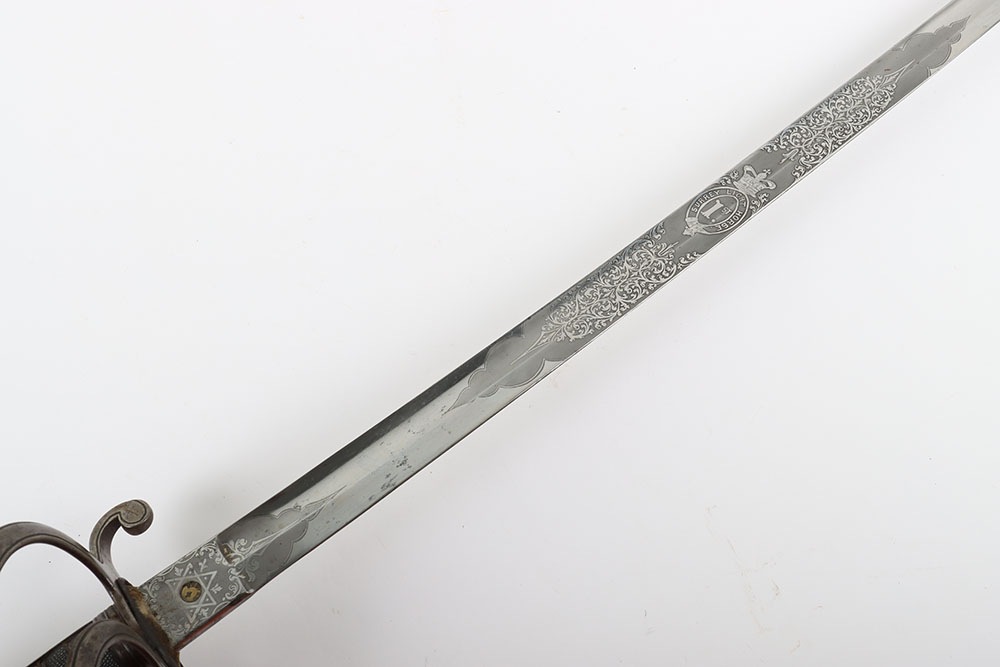 Good 1821 Pattern Cavalry Officer's Sword of the 1st Surrey Light Horse - Bild 7 aus 13