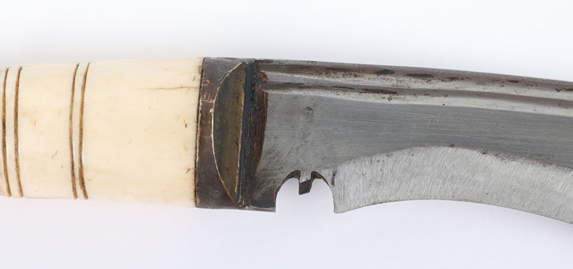 Nepalese Silver Mounted Kukri, late 19th Century - Bild 10 aus 14