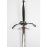 Fine Two-Handed Sword, German Late 16th Century by Hans Schleck