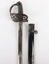 Very Fine Victorian 1827 Pattern Presentation Sword of the Derbyshire Rifle Volunteers