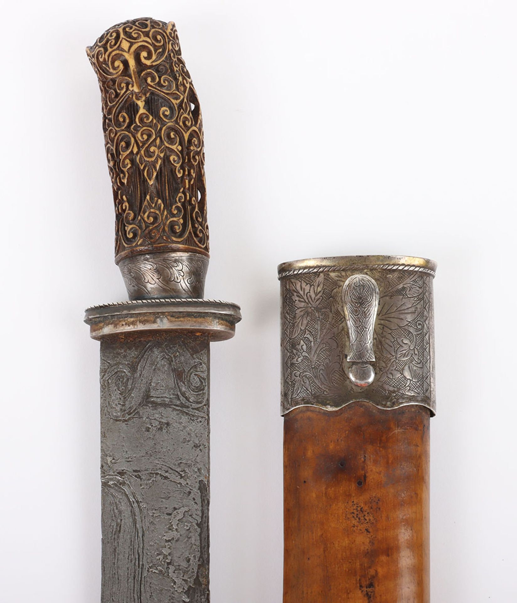 Very Unusual Javanese Dagger Badek c.1800 - Image 2 of 15