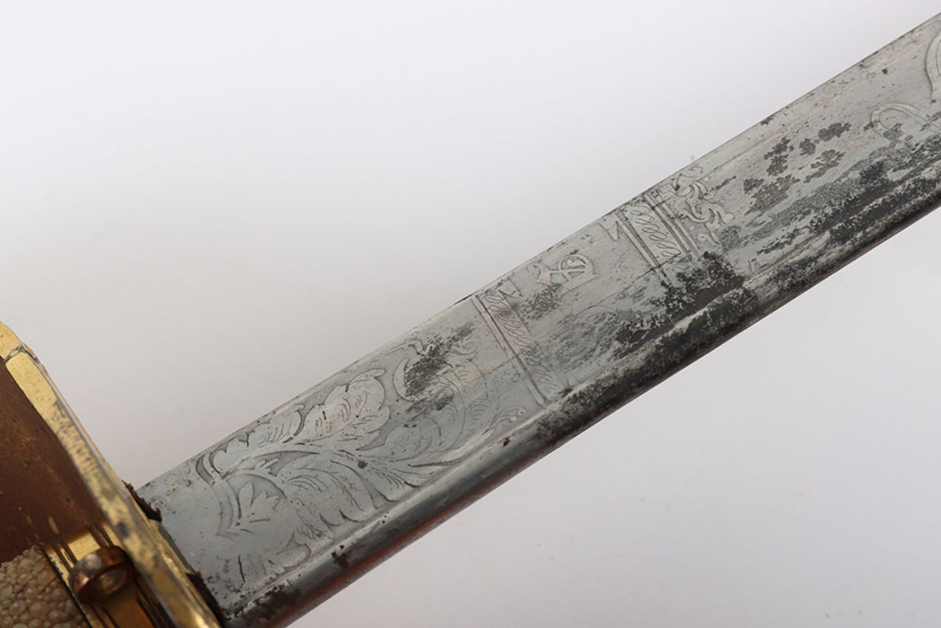 1827 Pattern Georgian Naval Officer's Sword of Alexander Glen R.N. - Bild 11 aus 15