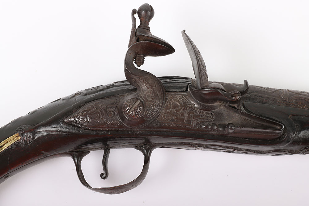 Very Unusual Ottoman Flintlock Holster Pistol c.1800 - Bild 2 aus 13