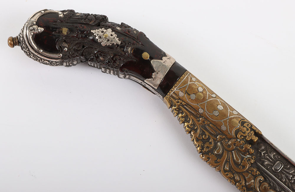 Fine Quality Ceylonese Knife Pia Kaetta, Probably 18th Century - Bild 2 aus 12