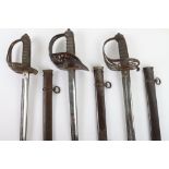 Three Swords of Thomas Henry Purser, 69th (later 1st) Herefordshire Rifles (Bromyard Company) 1871-1