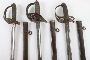 Three Swords of Thomas Henry Purser, 69th (later 1st) Herefordshire Rifles (Bromyard Company) 1871-1