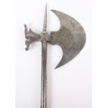 19th Century Indo-Persian All Steel Axe Tabar