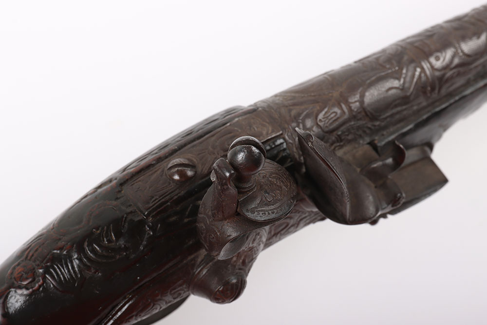 Very Unusual Ottoman Flintlock Holster Pistol c.1800 - Bild 5 aus 13