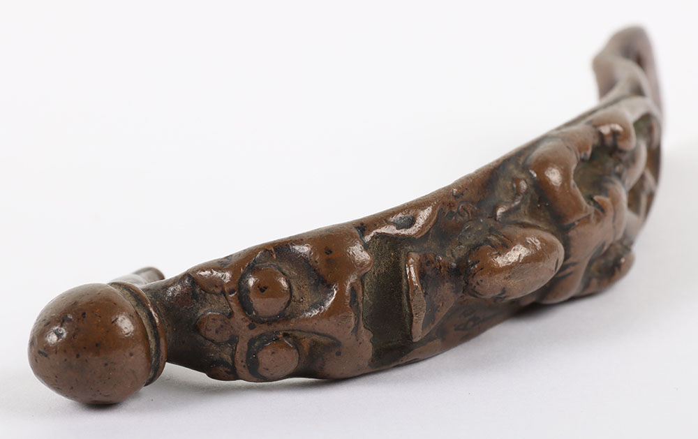 Copper Handle from an Early Indian Dagger Bich’wa, Probably 15th Century - Bild 6 aus 6