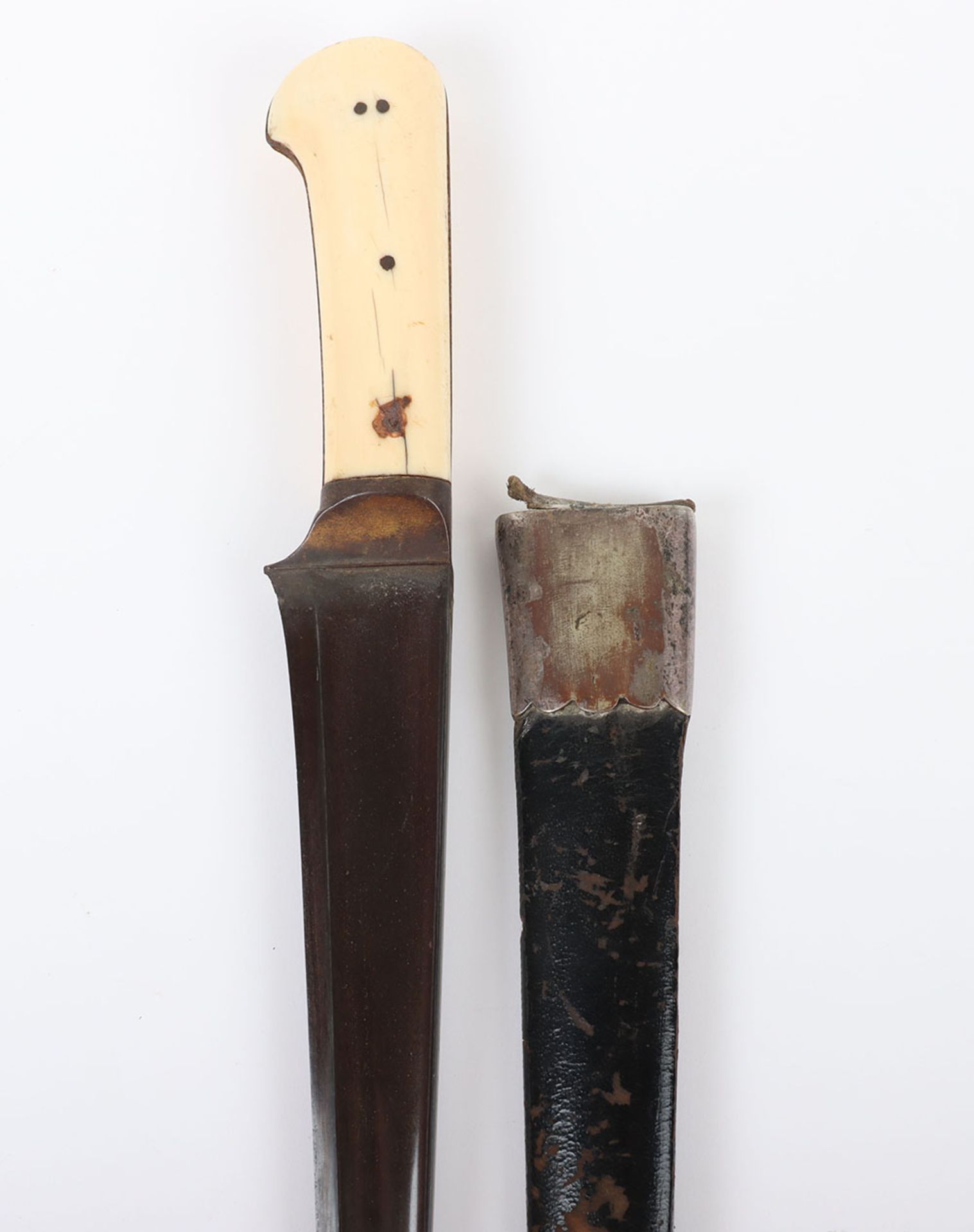 An Unusual Anglo-Indian Dagger Kard, c 1800 - Image 4 of 11