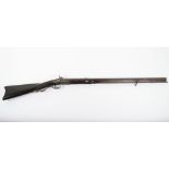 70-Bore American Percussion Plains Rifle by A S Dygert, Buffalo