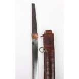 The Blade from a Japanese Sword Katana