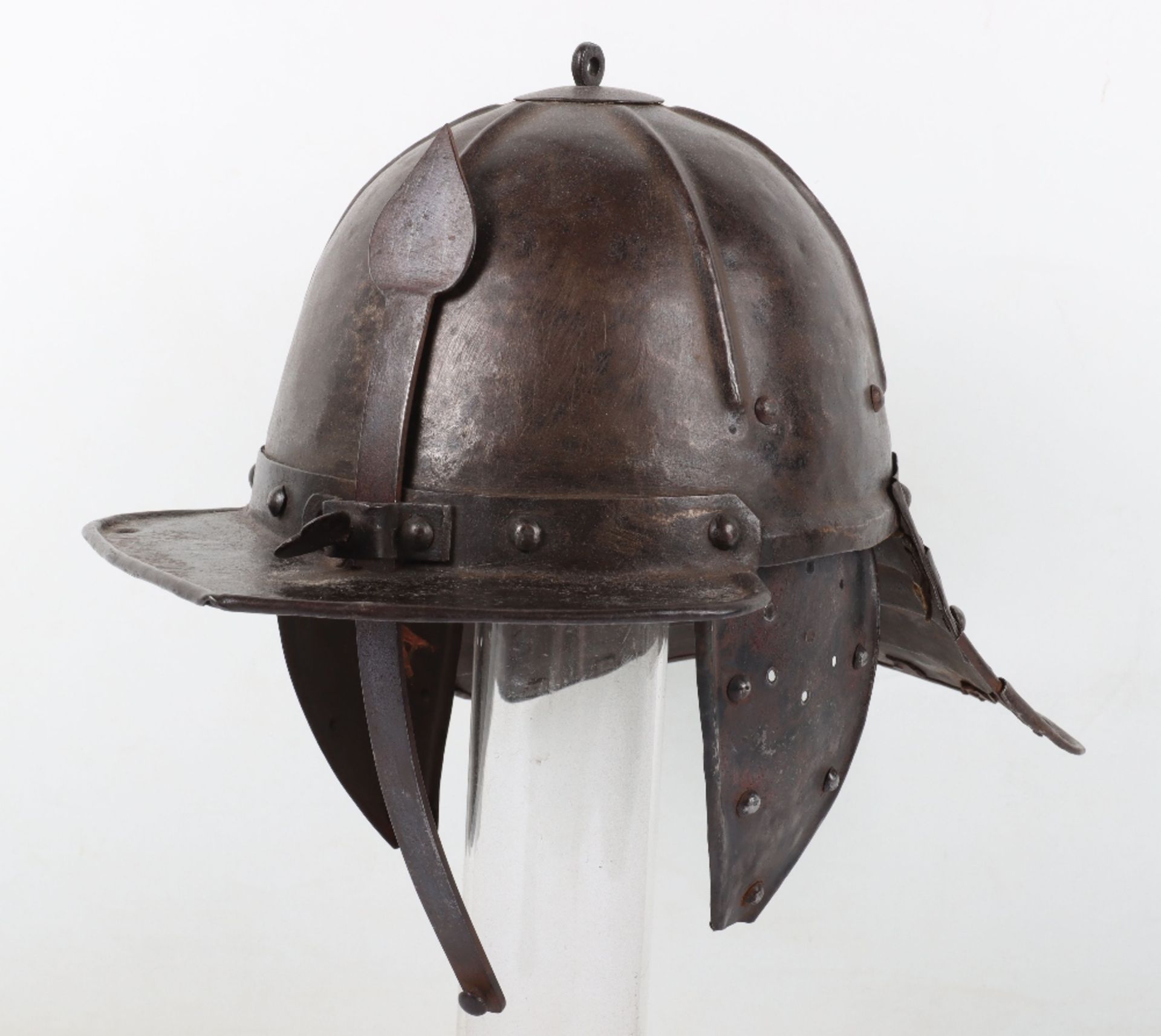 English Civil War Period Lobster Tail Helmet or ‘Dutch Pot’ c.1640-1650 - Image 5 of 11