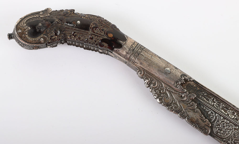 Fine Quality Ceylonese Knife Pia Kaetta, Probably 18th Century - Bild 4 aus 13