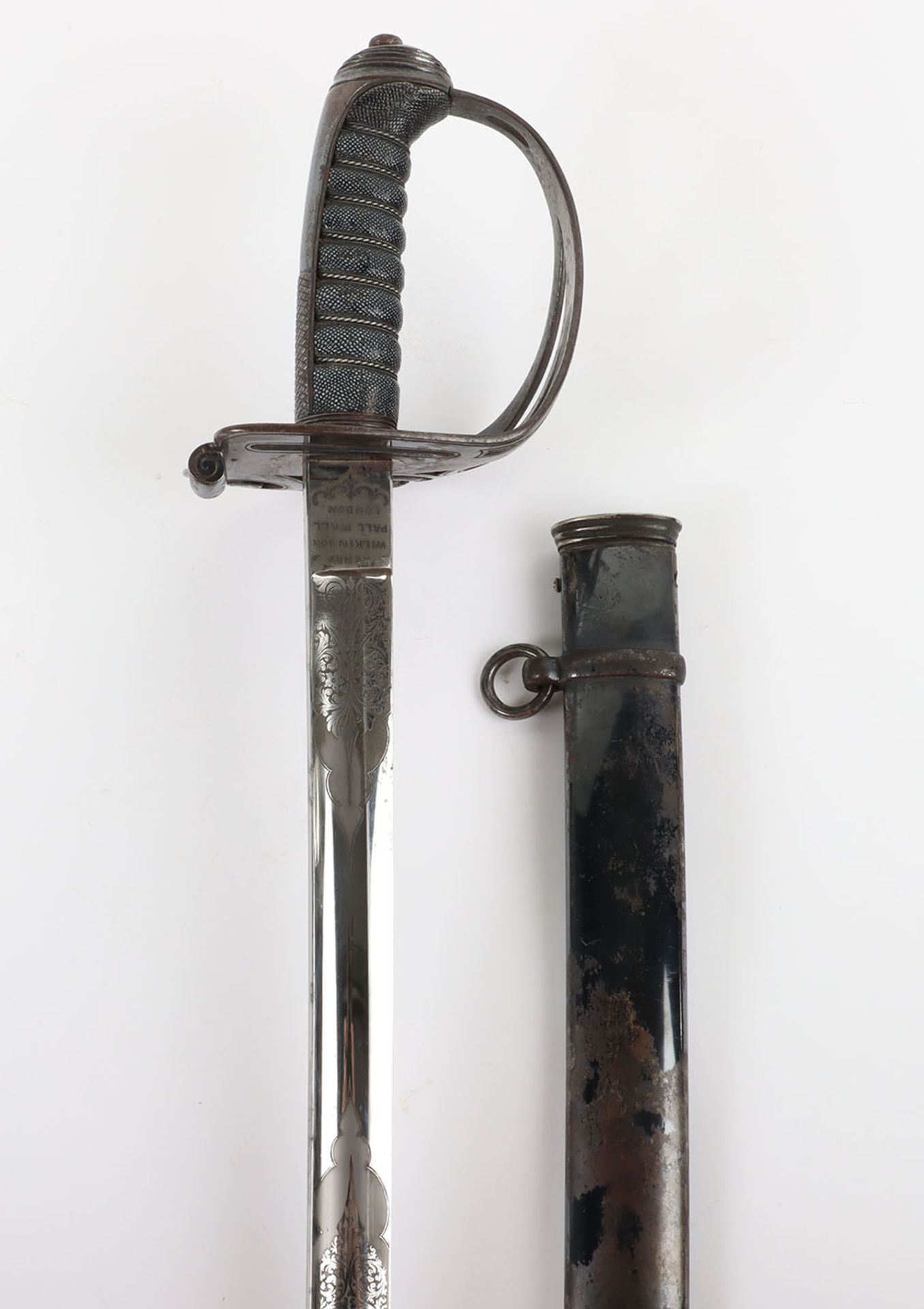 Very Fine Victorian 1827 Pattern Presentation Sword of the Derbyshire Rifle Volunteers - Bild 2 aus 15