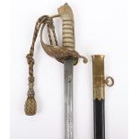British Post 1902 Naval Officer’s Sword
