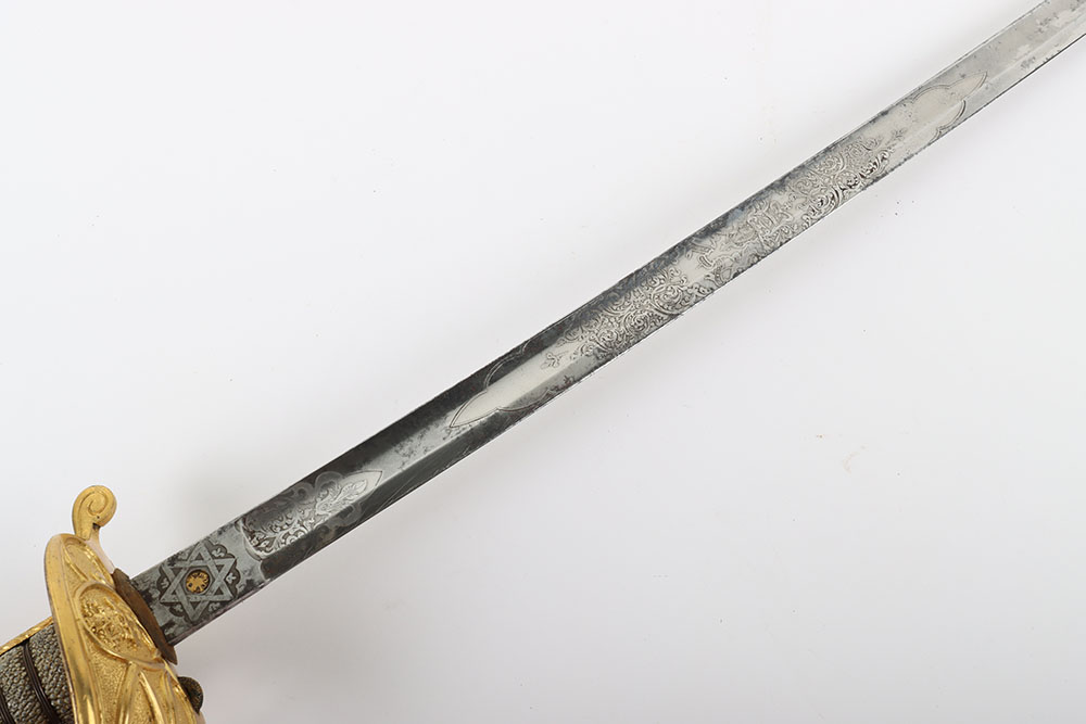 Good Victorian 1846 Pattern Naval Officer’s Sword by Batten & Adams, Devonport c.1850 - Bild 11 aus 15