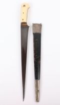 An Unusual Anglo-Indian Dagger Kard, c 1800