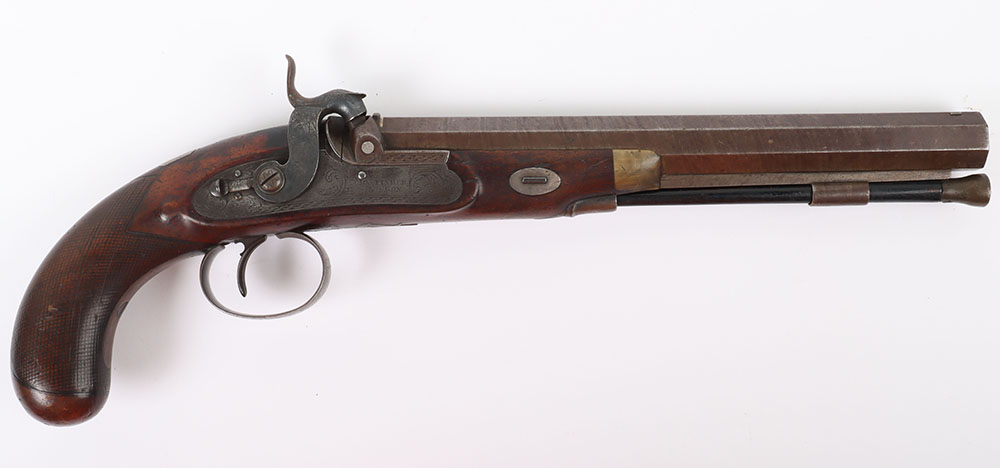 Fine Pair of 26 Bore Percussion Duelling Pistols by Charles Fisher, London c.1826-1827 - Bild 13 aus 21