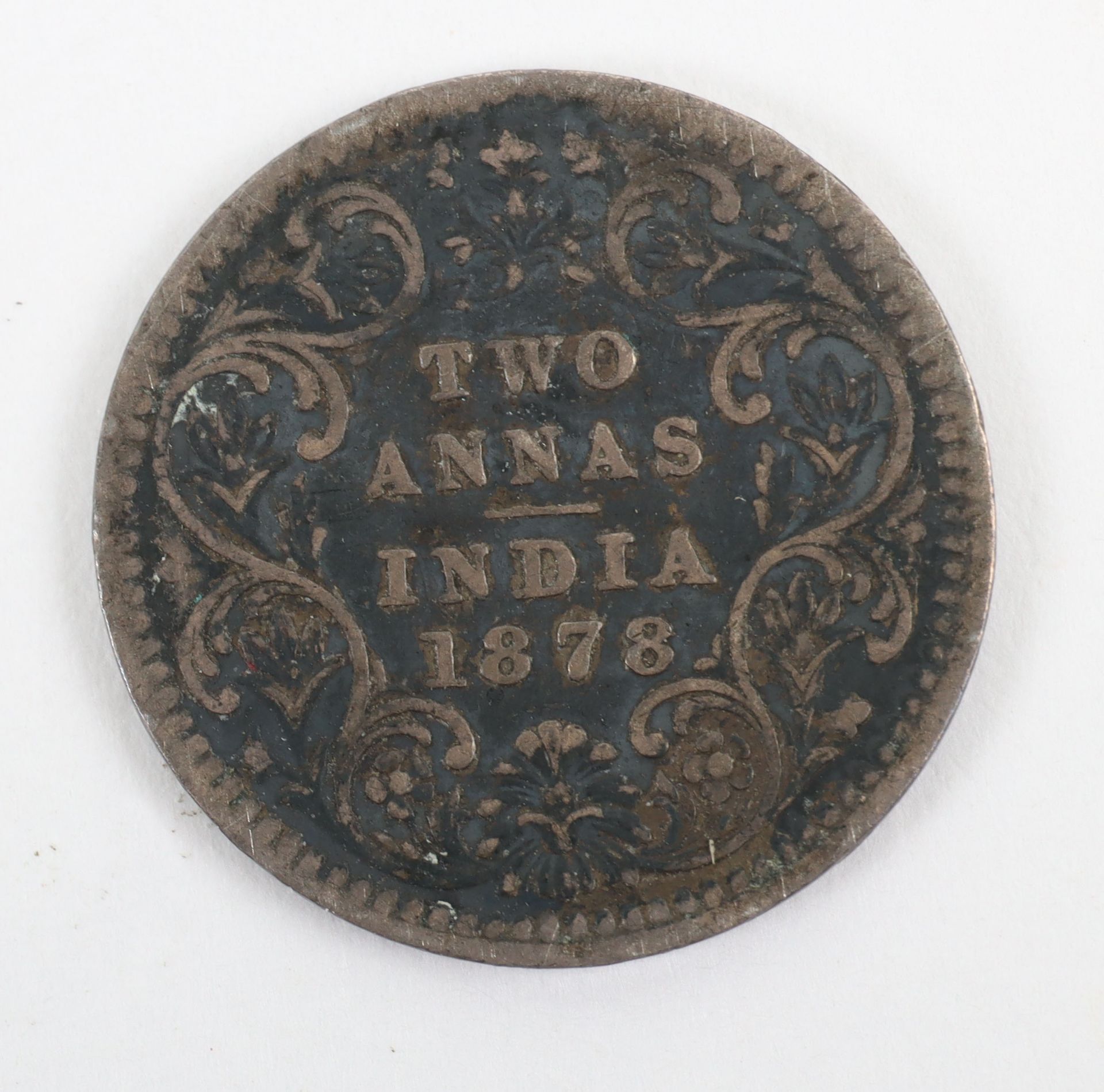 British India, Victoria (1837-1901), Half Rupee 1893, Quarter Rupee 1862, Two Annas 1841, 1878 and 1 - Bild 13 aus 13