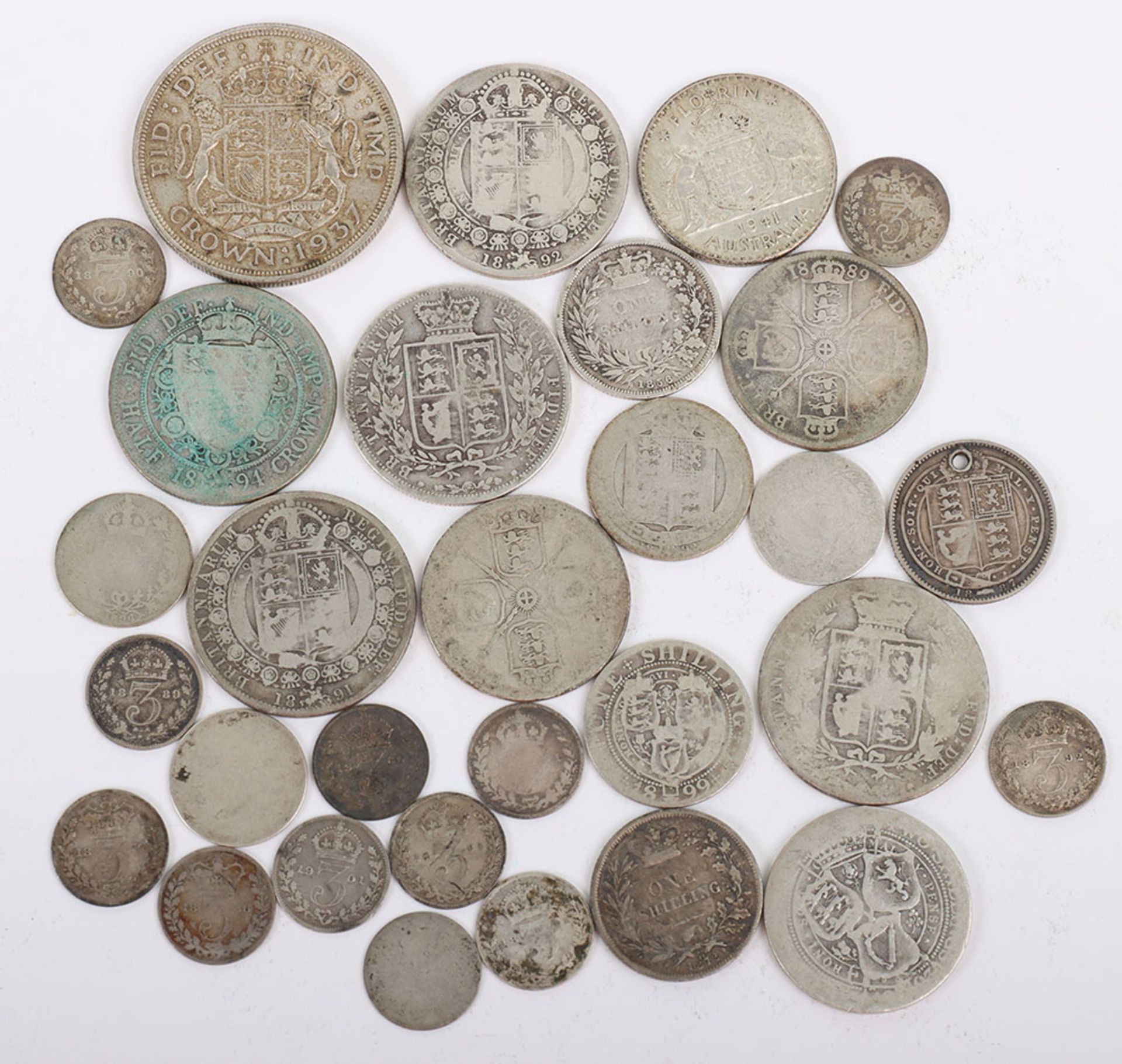 Various Victoria coinage - Image 2 of 2