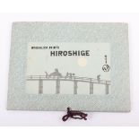 A booklet of Hiroshige Wood Block Prints