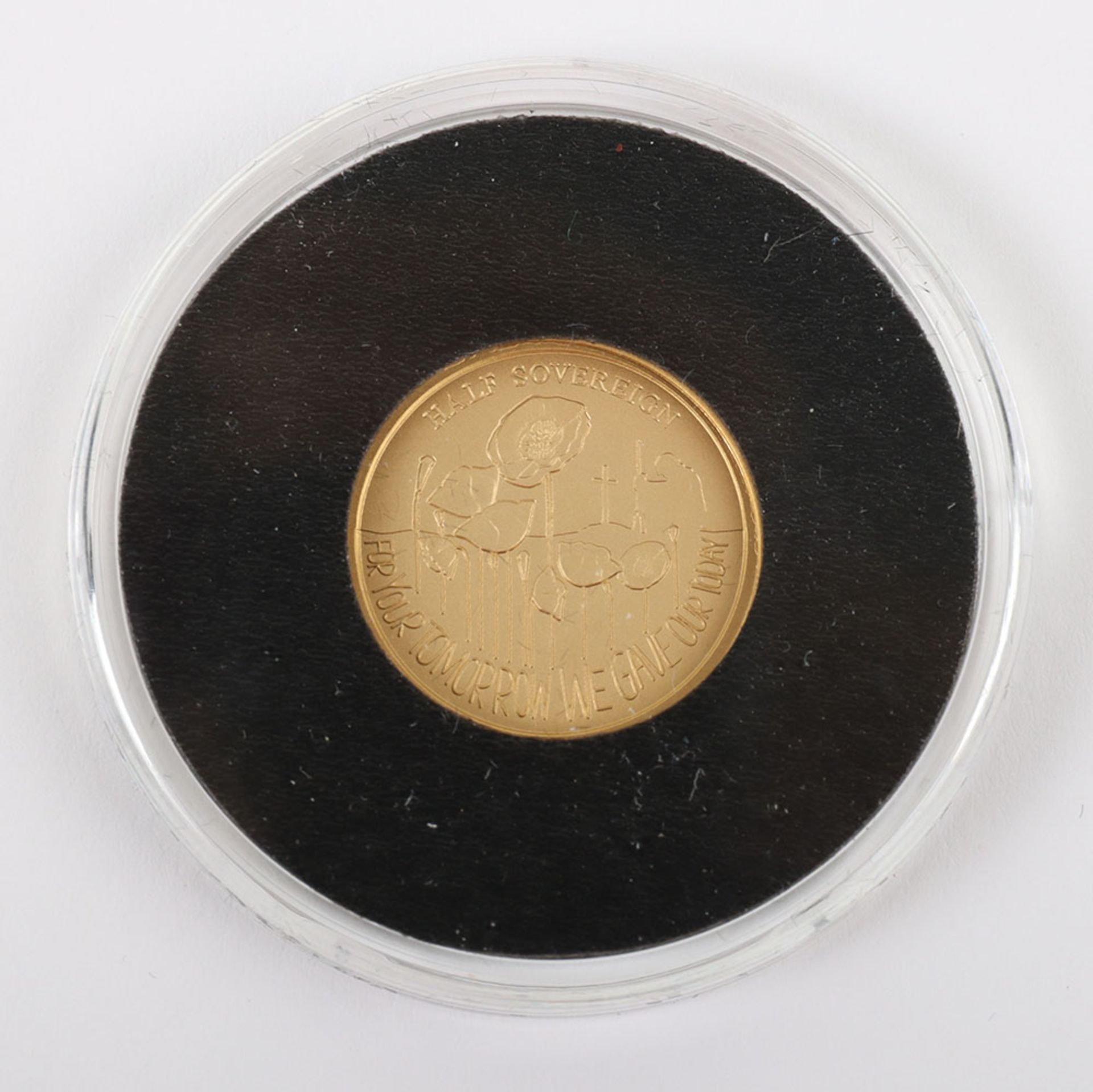 22ct 2018 Alderney WWI centenary, Half Sovereign - Image 3 of 5