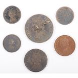 British India, Victoria (1837-1901), Half Rupee 1893, Quarter Rupee 1862, Two Annas 1841, 1878 and 1