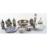 Various Chinese and Japanese ceramics
