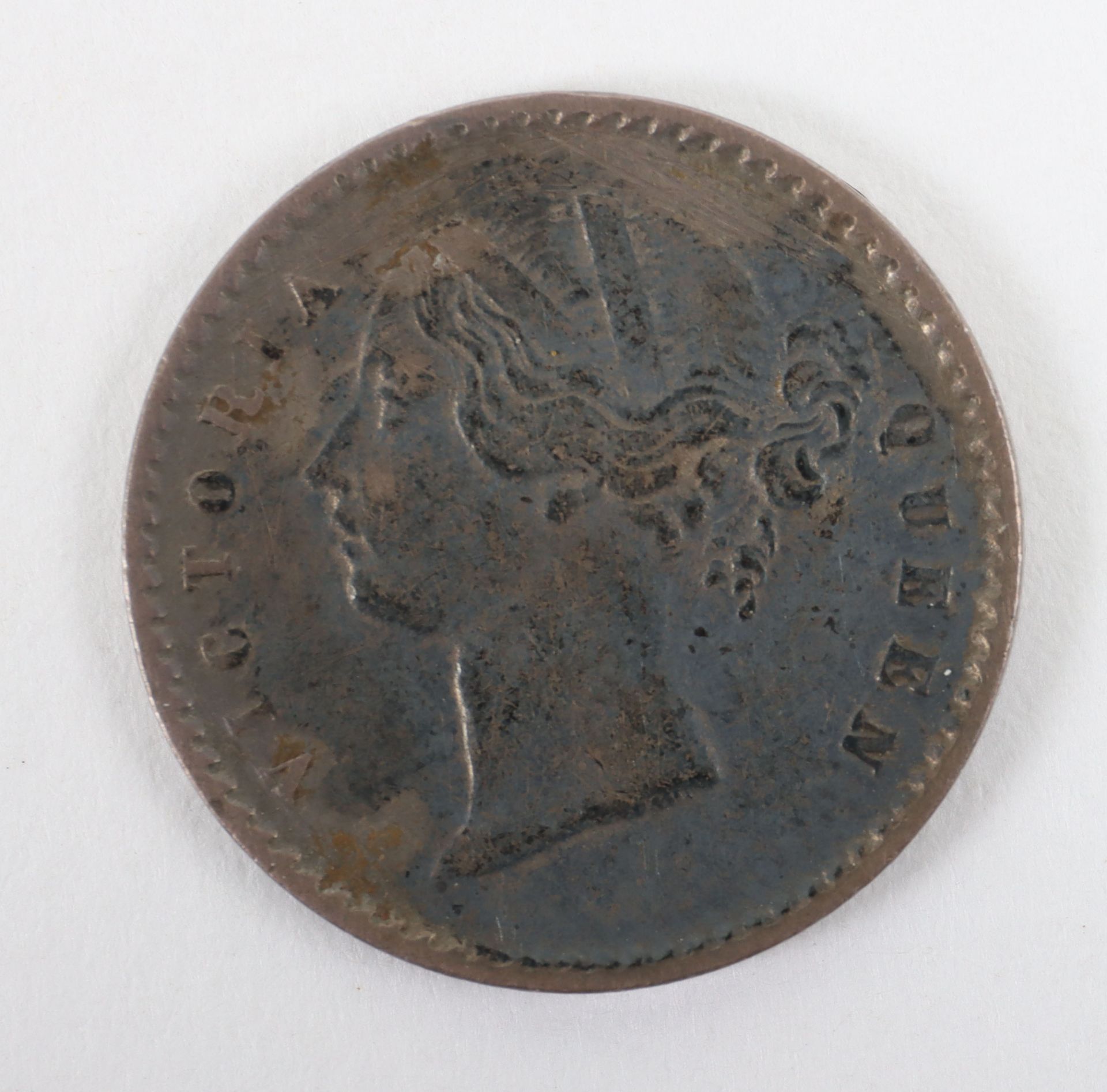 British India, Victoria (1837-1901), Half Rupee 1893, Quarter Rupee 1862, Two Annas 1841, 1878 and 1 - Bild 6 aus 13