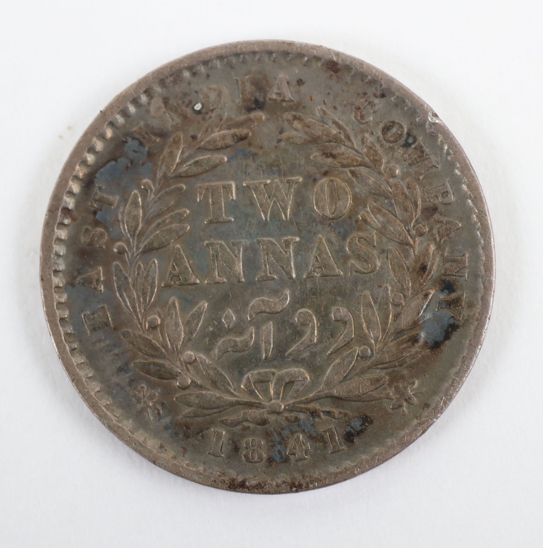 British India, Victoria (1837-1901), Half Rupee 1893, Quarter Rupee 1862, Two Annas 1841, 1878 and 1 - Bild 7 aus 13