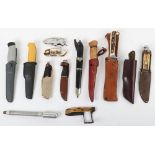 A selection of knives