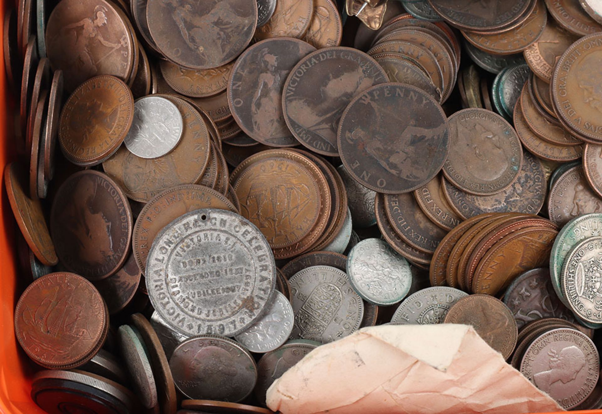 Large amount of mostly GB coinage - Bild 4 aus 5