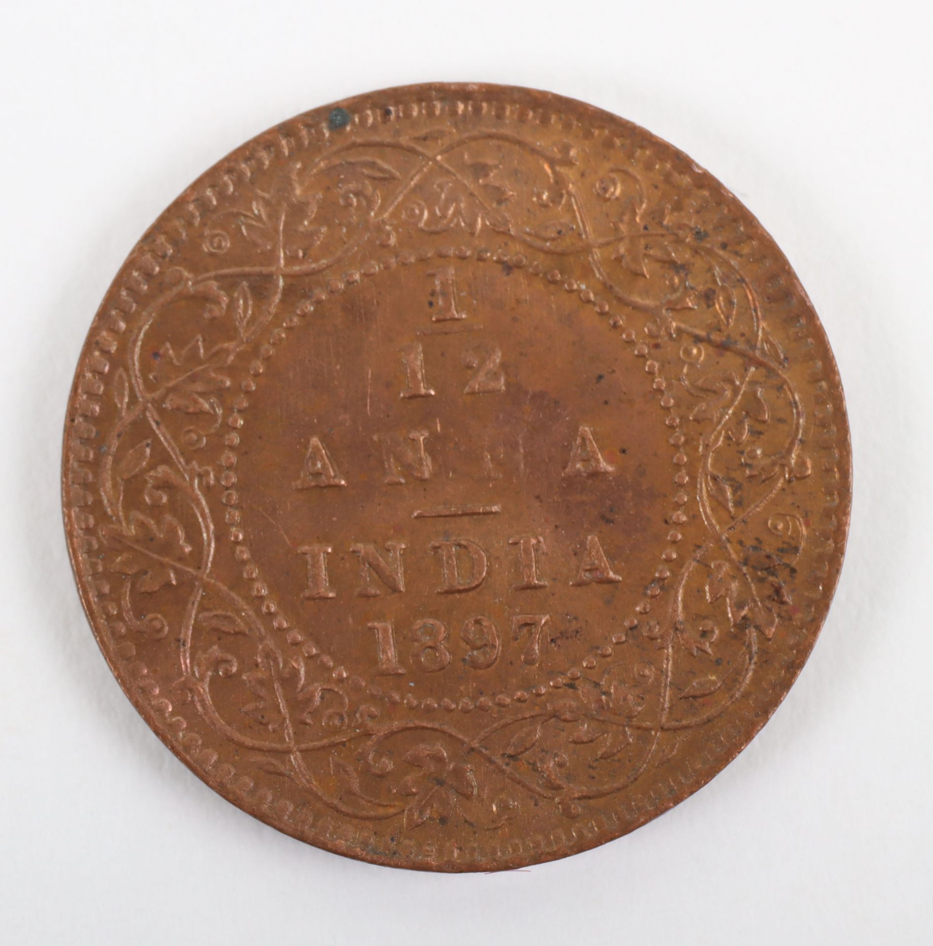 British India, Victoria (1837-1901), Half Rupee 1893, Quarter Rupee 1862, Two Annas 1841, 1878 and 1 - Bild 3 aus 13