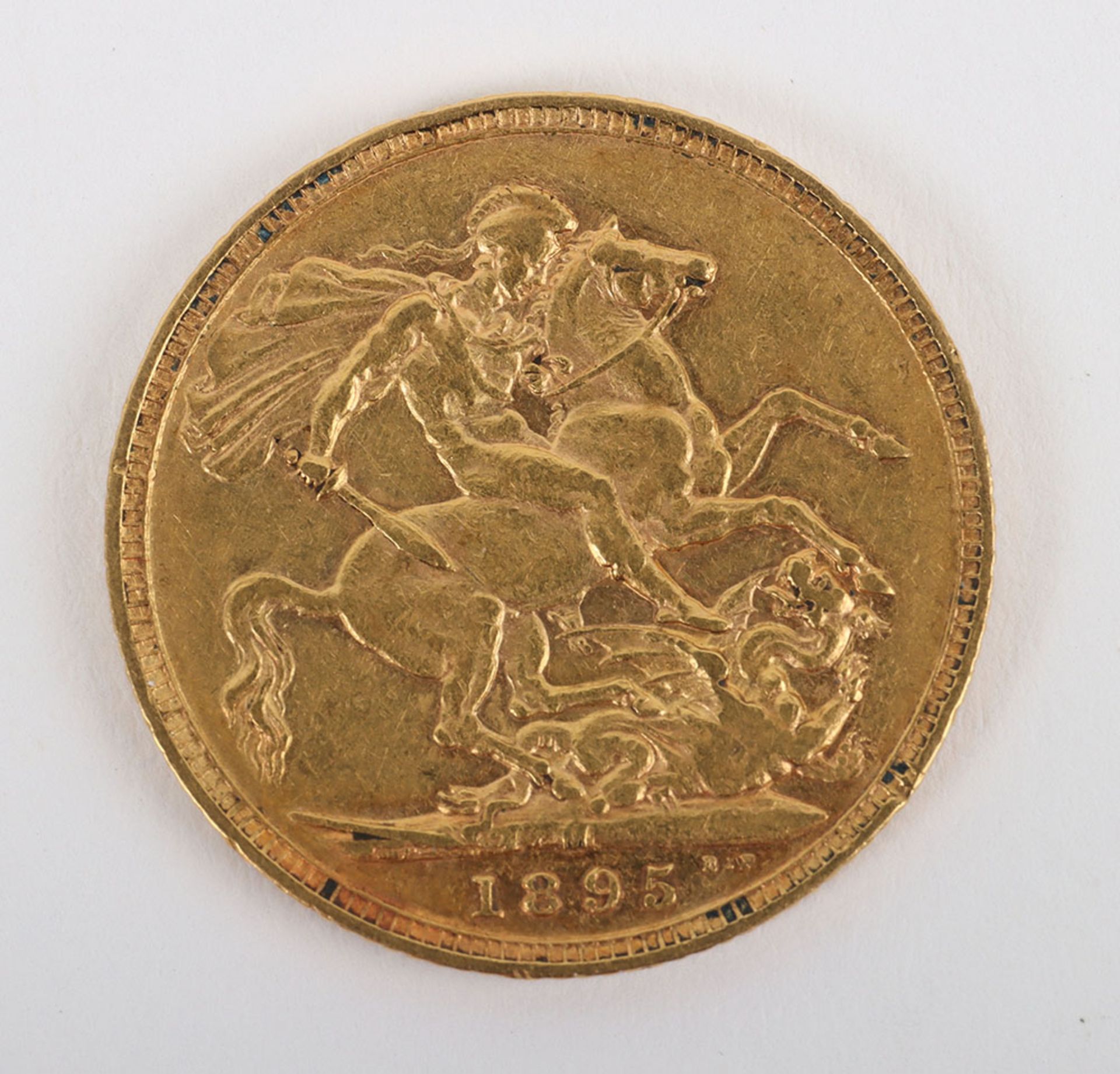 Victoria (1837-1901) Sovereign 1895 Melbourne - Image 3 of 5