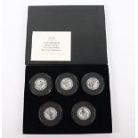 United Kingdom Queen’s Beasts Two Ounce Silver Five Coin Collection