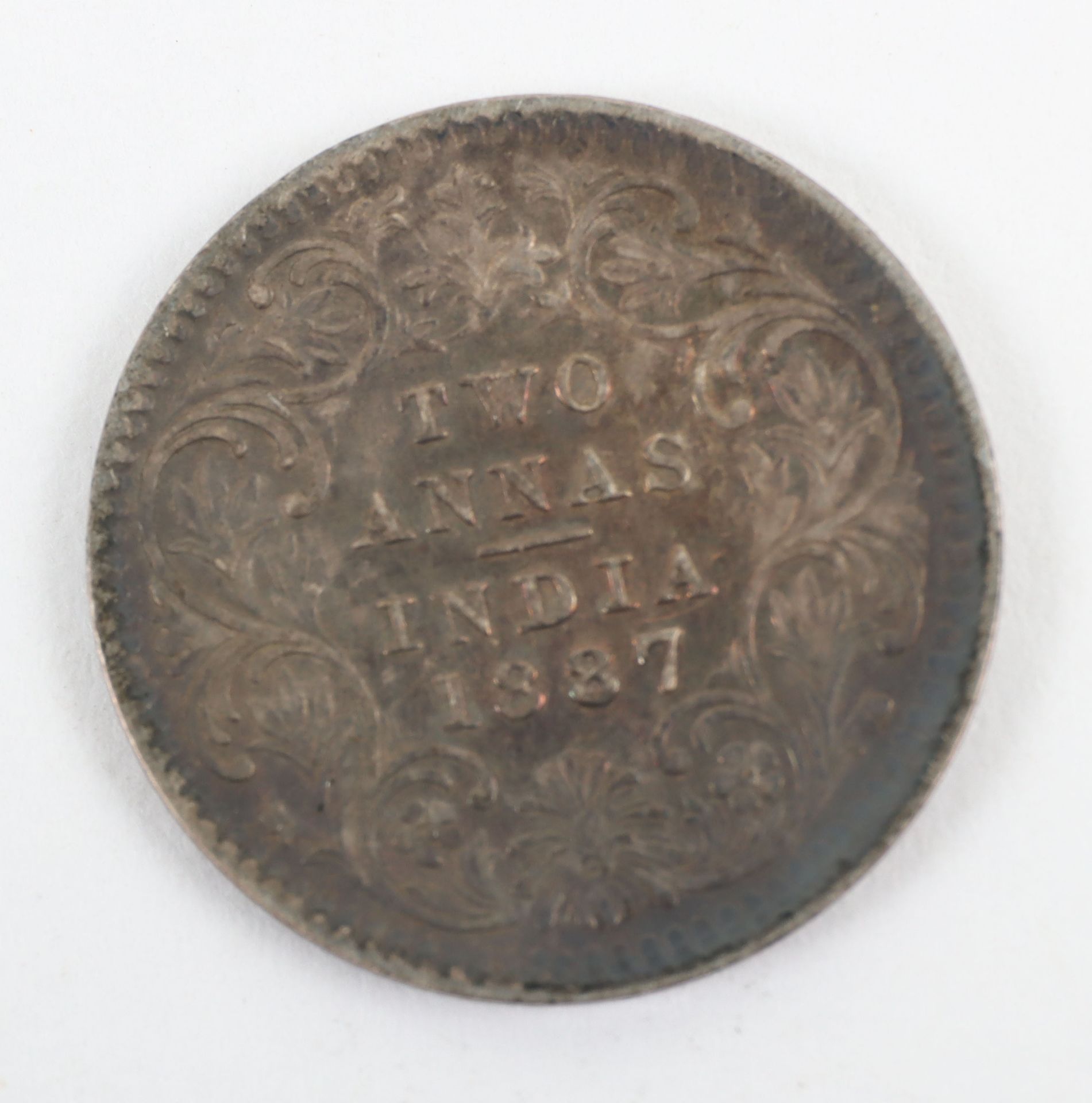 British India, Victoria (1837-1901), Half Rupee 1893, Quarter Rupee 1862, Two Annas 1841, 1878 and 1 - Bild 11 aus 13