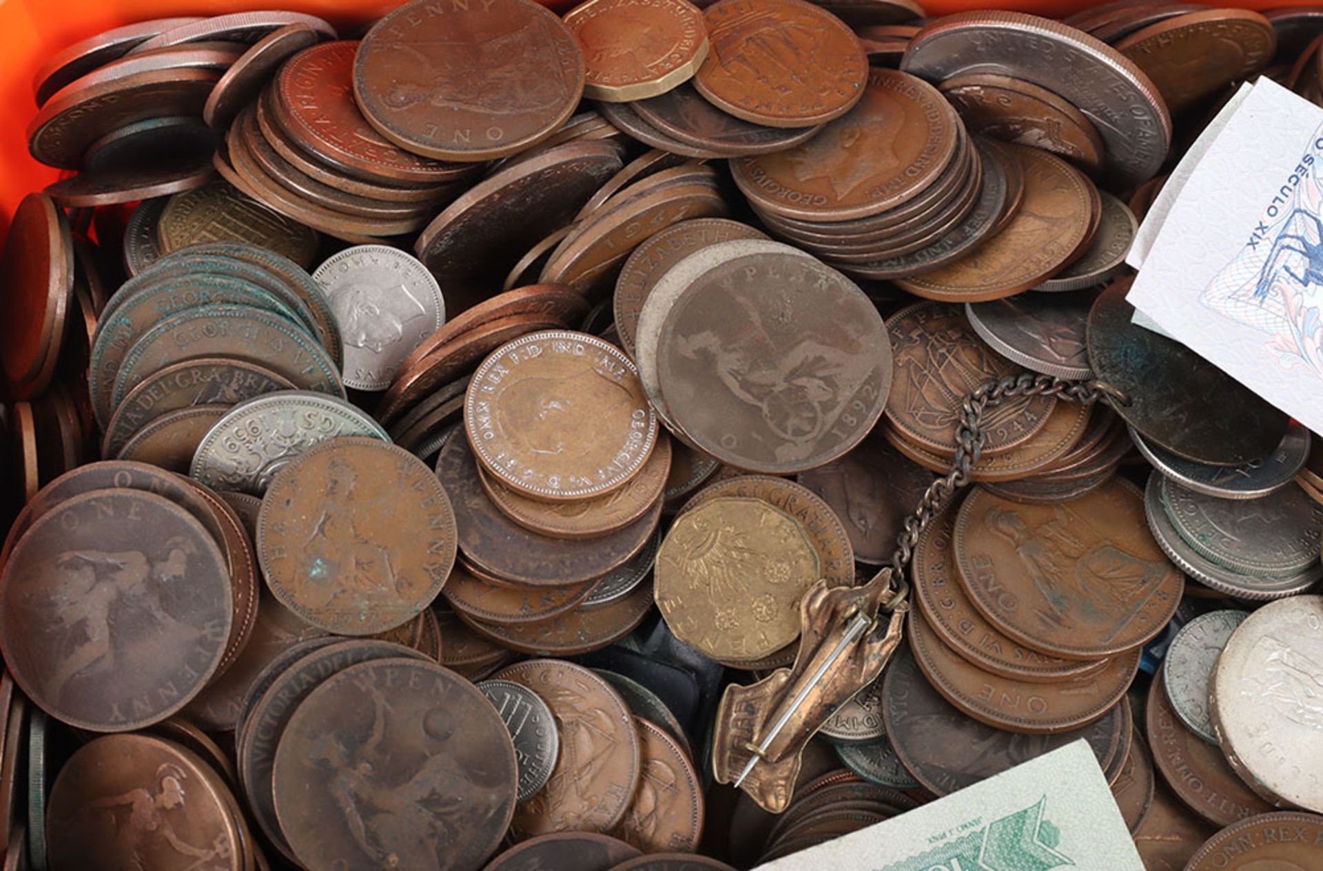 Large amount of mostly GB coinage - Bild 2 aus 5