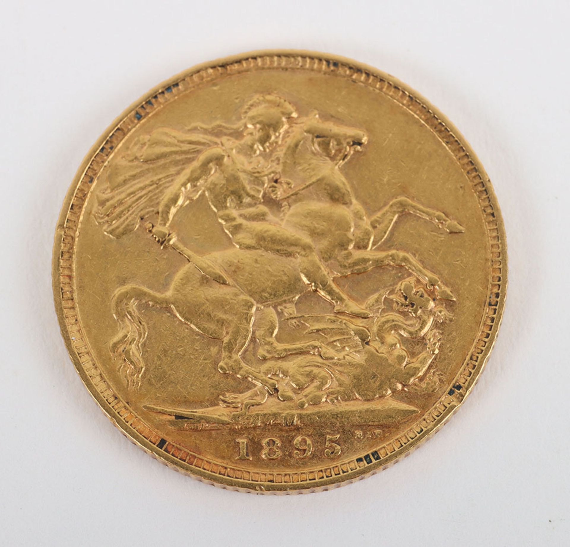 Victoria (1837-1901) Sovereign 1895 Melbourne - Image 4 of 5