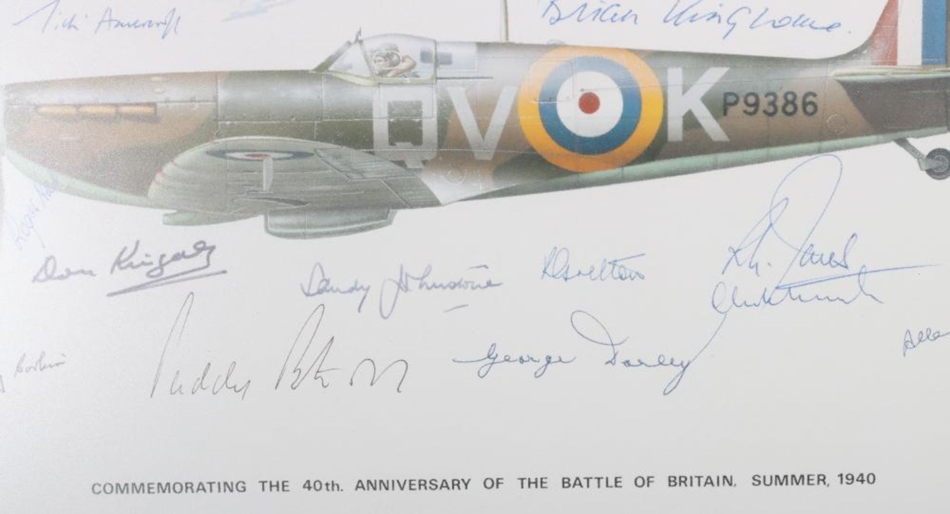 RAF 40th Anniversary of the Battle of Britain Print by Keith Bloomfield - Image 5 of 5