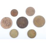 British Colonies, One Cent 1901, 1902, 1923 and 1933, Ten Cents 1949 and 1950, and 1884 Straits Sett