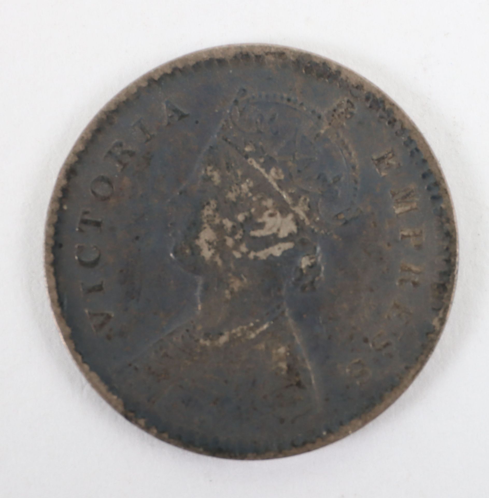 British India, Victoria (1837-1901), Half Rupee 1893, Quarter Rupee 1862, Two Annas 1841, 1878 and 1 - Bild 10 aus 13