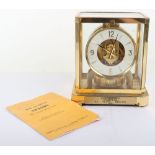 Jaeger-LeCoultre Atmos gilt brass mantle clock