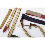 Grouping of Sword Slings and Belts
