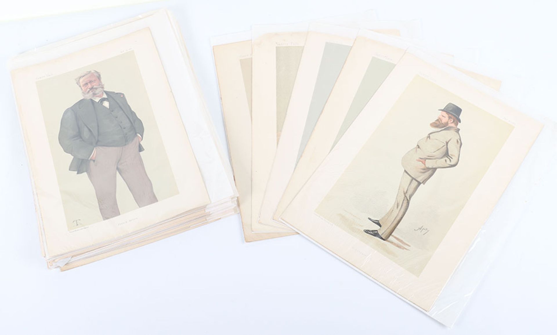 A selection of Vanity Fair colour prints of mainly the Literary Series