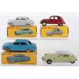 Four French Dinky Toys Cars