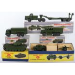 Five Boxed Dinky Toys Military Models