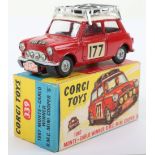 Corgi Toys 339 Monte Carlo 1967 Winner B.M.C Mini Cooper S