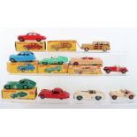 Ten Play-worn Dinky Toys Cars